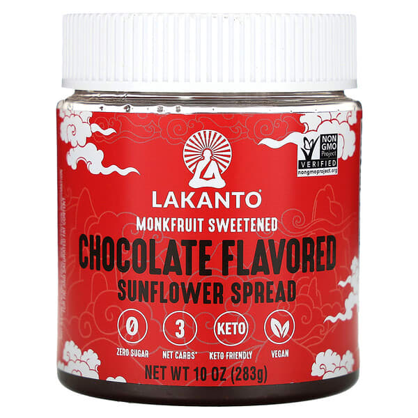 Lakanto, Suntella 巧克力葵花籽塗醬，10 盎司（283 克）