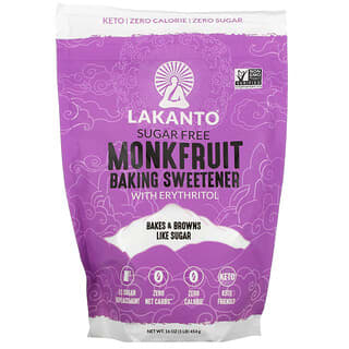 Lakanto, Endulzante para hornear Monkfruit con eritritol, 454 g (16 oz)
