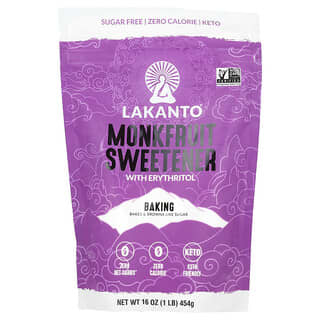 Lakanto, Monkfruit Sweetener with Erythritol, Baking, 16 oz (454 g)
