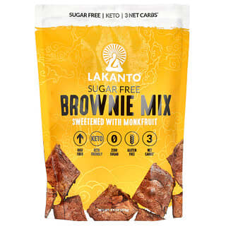 Lakanto, Brownie Mix, Sugar Free, 9.7 oz (275 g)