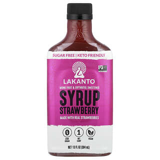 Lakanto, Jarabe de fresa, 384 ml (13 oz. líq.)