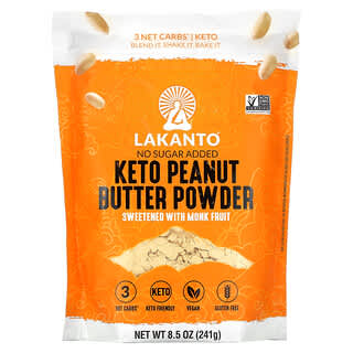 Lakanto, Keto Peanut Butter Powder, 8.5 oz (241 g)