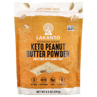 Lakanto, Manteiga de Amendoim Cetônico em Pó, 241 g (8,5 oz)