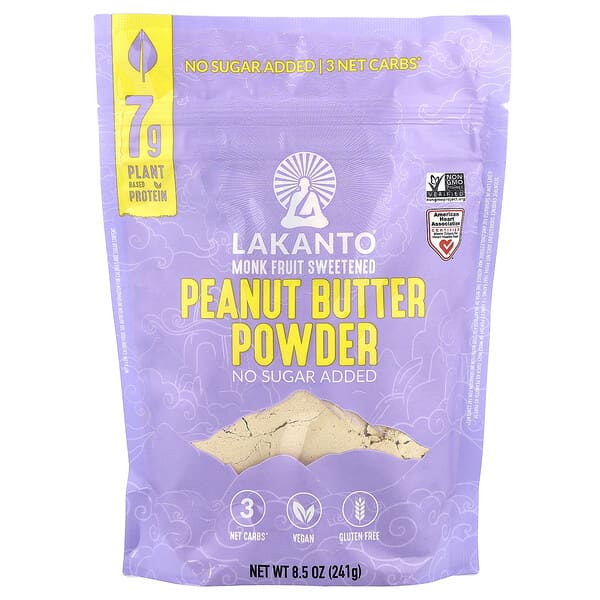 Lakanto, Keto Peanut Butter Powder, 8.5 oz (241 g)