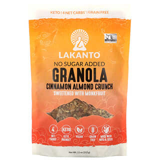 Lakanto, Granola, Cannelle et amandes croquantes, 312 g
