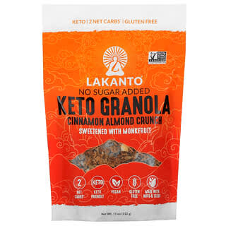 Lakanto, Granola, Cannelle et amandes croquantes, 312 g