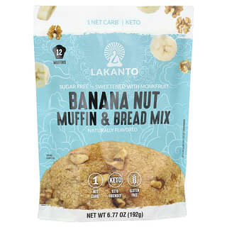 Lakanto, Banana Nut Muffin & Bread Mix, 6.77 oz (192 g)