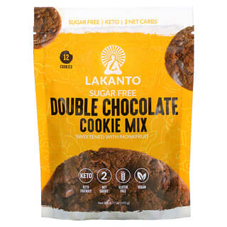 Lakanto, Mistura para Cookies de Chocolate Duplo, 192 g (6,77 oz)