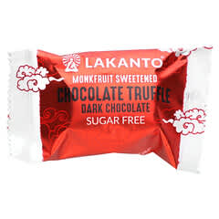Lakanto‏, טראפל שוקולד, שוקולד מריר, 9 יחידות, 103 גרם (3.63 אונקיות)