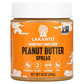 Lakanto, Beurre de cacahuète à tartiner, 283 g