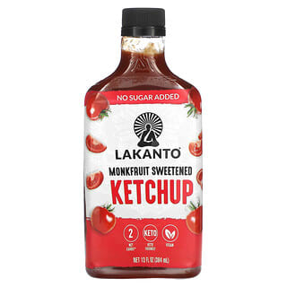Lakanto, Monkfruit Sweetened Ketchup, 13 fl oz (384 ml)