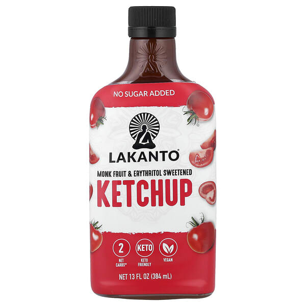 Lakanto, 羅漢果香甜番茄醬，13 液量盎司（384 毫升）