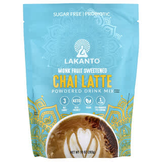 Lakanto, Mezcla para preparar bebidas en polvo, Latte chai, 283 g (10 oz)