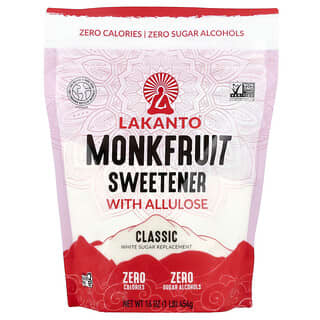 Lakanto, Monkfruit Tatlandırıcı Allulose ile, Klasik, 16 oz (454 g)