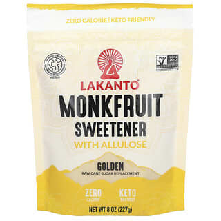 Lakanto, Monkfruit Sweetener with Allulose, Golden, 8 oz (227 g)
