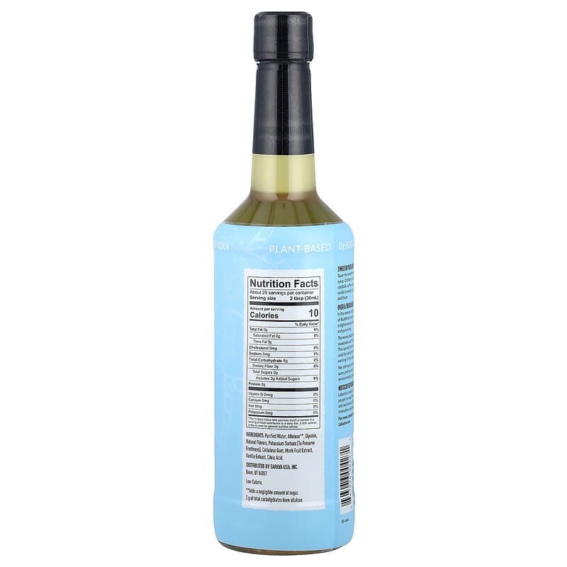 バニラシロップ、750ml（25.4液量オンス）