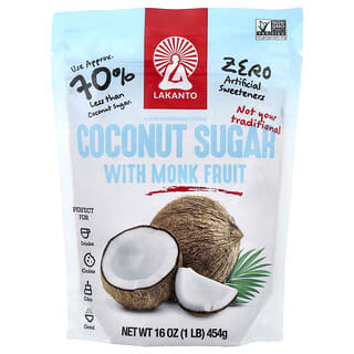 Lakanto, Sucre de coco et fruit du moine, 454 g