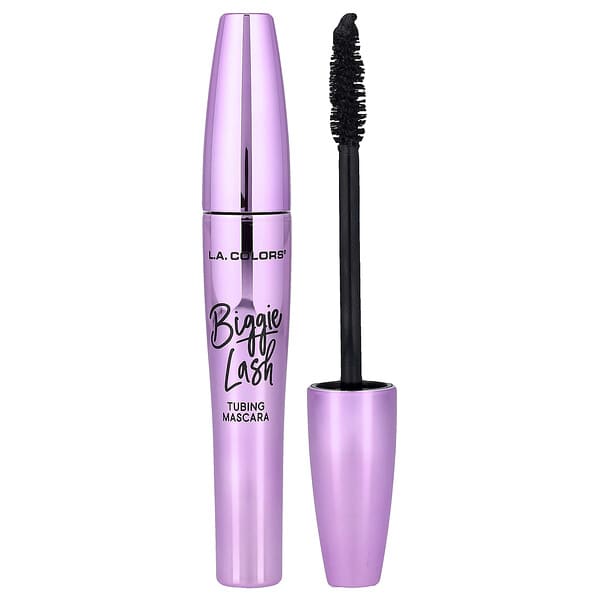 L.A. Colors, 비기 래시, 튜빙 마스카라, CBMS812 블랙, 12ml(0.41fl oz)