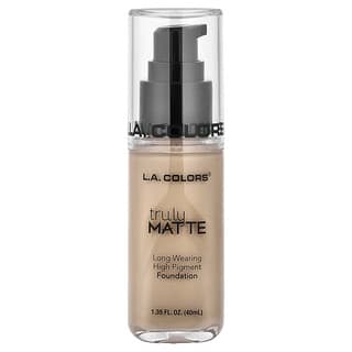 L.A. Colors, Base de maquillaje mate Truly, CLM352 Natural, 40 ml (1,35 oz. líq.)