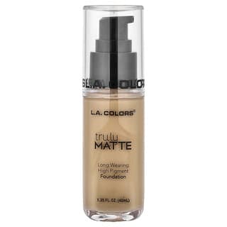 L.A. Colors, Truly Matte Foundation, CLM354 Soft Beige, 1.35 fl oz (40 ml)