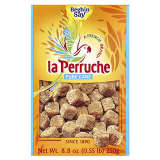 La Perruche, Cubes de sucre de canne pur et brut, 250 g