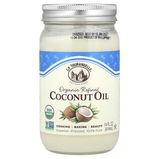 La Tourangelle, Organic Refined Coconut Oil, 14 fl oz (414 ml)