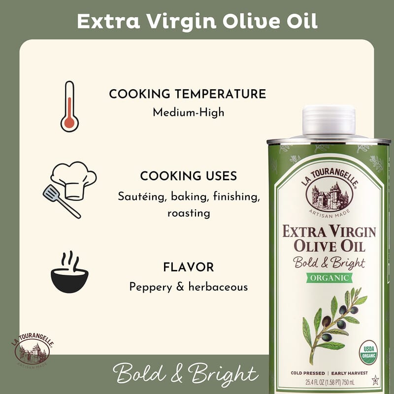 Organic Extra Virgin Olive Oil, Bold & Bright, 25.4 fl oz (750 ml)