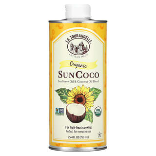 La Tourangelle, Organic SunCoco, Mélange d'huile de tournesol et d'huile de noix de coco, 750 ml