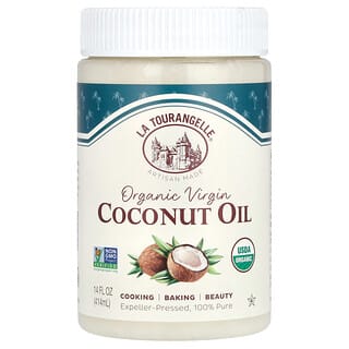 La Tourangelle, Organic Virgin Coconut Oil, natives Bio-Kokosnussöl, 414 ml (14 fl. oz.)