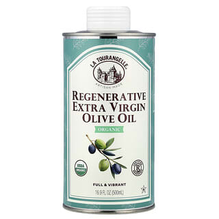 La Tourangelle, Aceite de oliva extra virgen orgánico regenerativo, 500 ml (16,9 oz. líq.)