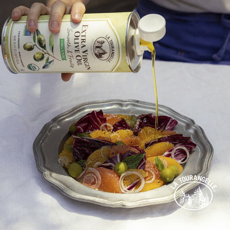 Organic Extra Virgin Olive Oil, Smooth & Fruity, 25.4 fl oz (750 ml)