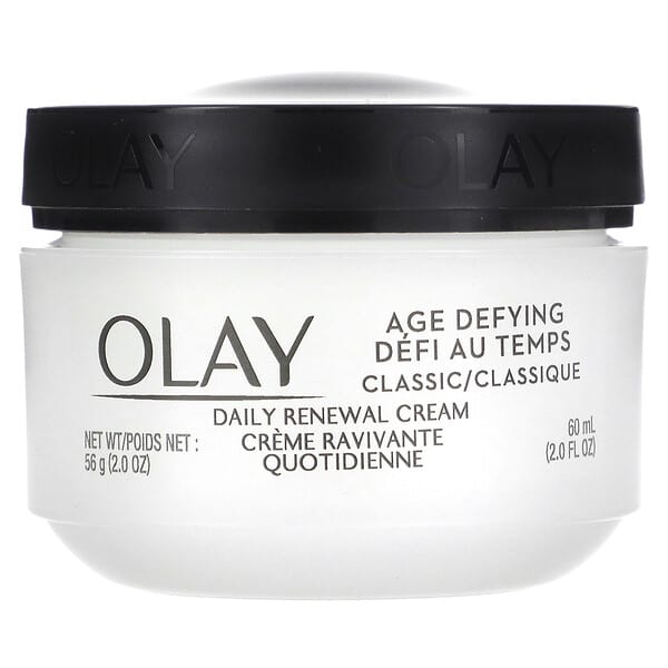 Olay, エイジディファイング、クラシック、デイリーリニューアルクリーム、60 ml（2 fl oz）