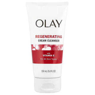 Olay, Crème nettoyante régénérante à la vitamine E, 150 ml