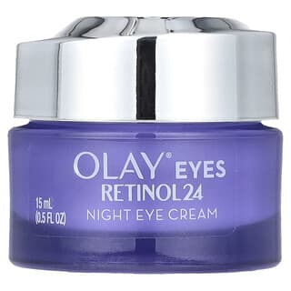 Olay, Retinol24（レチノール24）、夜用アイクリーム、15ml（0.5液量オンス）