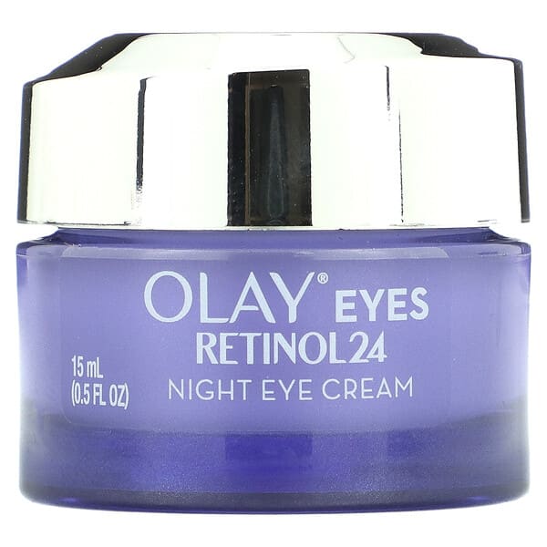 Olay, 眼部，Retinol24，夜用眼霜，0.5 液量盎司（15 毫升）