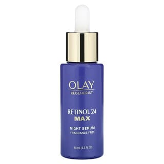 Olay, Regenerist, Retinol 24, Night Serum, Fragrance-Free, 1.3 fl oz (40 ml)