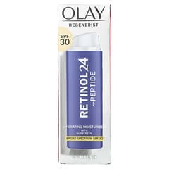 Olay, Regenerist, Retinol 24 + Peptide, Hydrating Moisturizer with Sunscreen, SPF 30, 1.7 fl oz (50 ml)