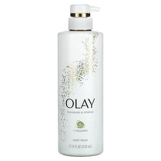 Olay, Cleansing & Firming Body Wash, 17.9 fl oz (530 ml)