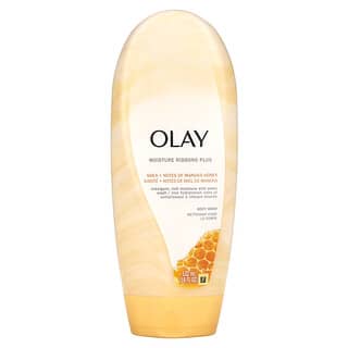 Olay, Moisture Ribbons Plus Body Wash, Shea + Notes of Manuka Honey, 18 fl oz (532 ml)