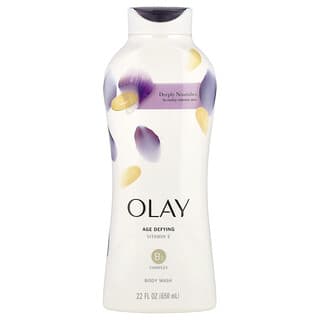 Olay, Bagnoschiuma con vitamina E anti-età, 650 ml