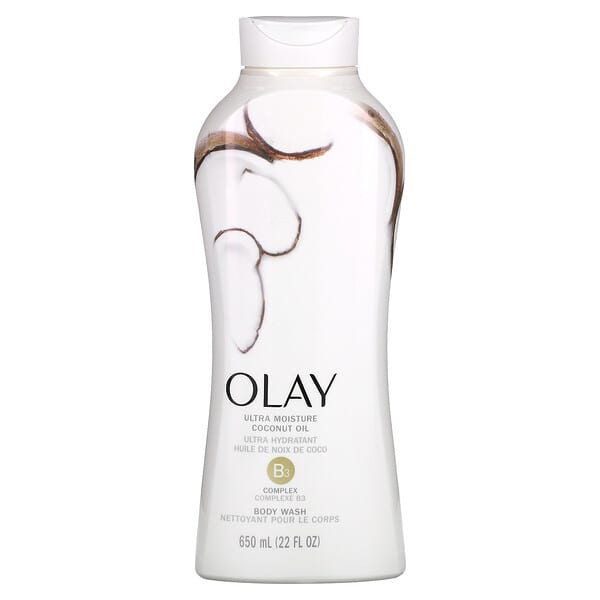 Olay, 超保濕沐浴露，椰子綠洲，22 液量盎司（650 毫升）