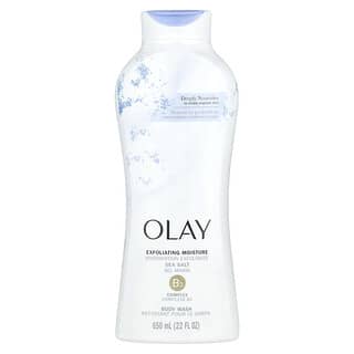 Olay, Jabón líquido de exfoliación diaria para el cuerpo, Con sales marinas, 650 ml (22 oz. líq.)