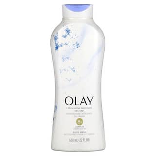 Olay, Отшелушивающий гель для душа для ежедневного использования, с морской солью, 650 мл (22 жидк. унции)