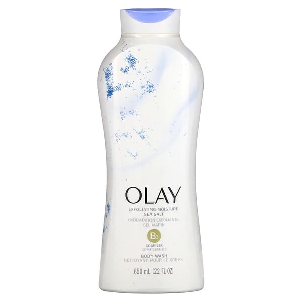 Olay, 日常去角質沐浴露，含海鹽，22 液量盎司（650 毫升）