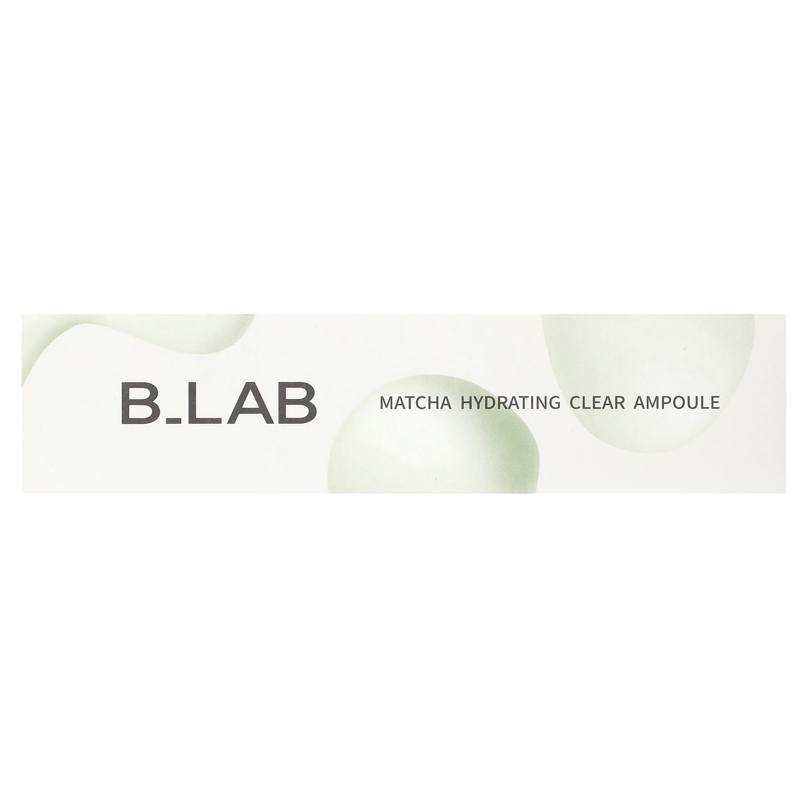 B_Lab, Matcha Hydrating, Clear Ampoule, 1.69 Fl Oz (50 Ml)