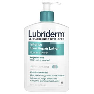 Lubriderm, Lotion réparatrice intense pour la peau, Sans parfum, 473 ml