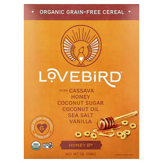 Lovebird, Organiczne płatki bezzbożowe Honey O's, 198 g