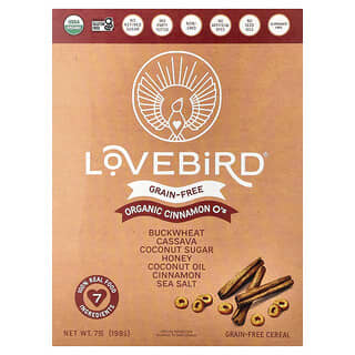 Lovebird, 有机无谷物燕麦，肉桂味，7 盎司（198 克）