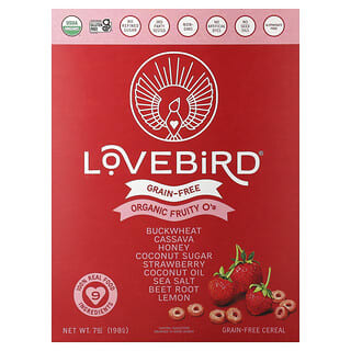 Lovebird, 有机无谷物燕麦，草莓味，7 盎司（198 克）