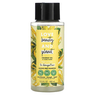 Love Beauty and Planet, Hope & Repair Shampoo, For Damaged Hair, Coconut Oil & Ylang Ylang, 13.5 fl oz (400 ml)